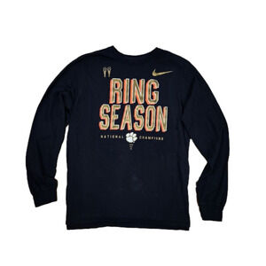 NIKE Clemson Tigers National Champion 🏆 Ring Season Shirt SZ XL